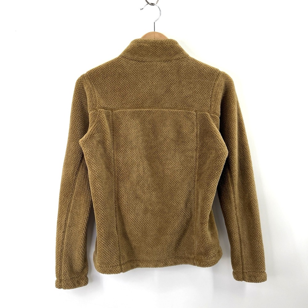 Patagonia Fleece Women Small Tan Camel Re-Tool Snap T Polartec Granola Hiking - Picture 4 of 10